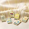 ] Color Dripping Tarot Card Retro Stars Sun Moon Love High Color Retention Furnace Vacuum Plating