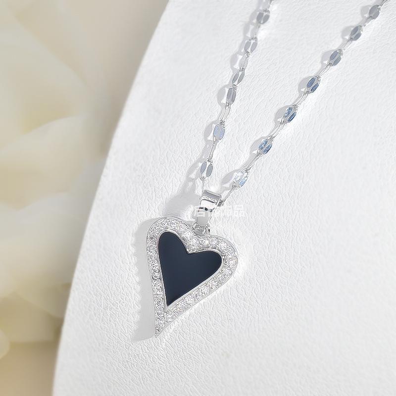 

Ожерелье Xiulu Love Женское Премиальное Универсальное Свежее Подвеска с Микро-Инкрустацией Цирконами