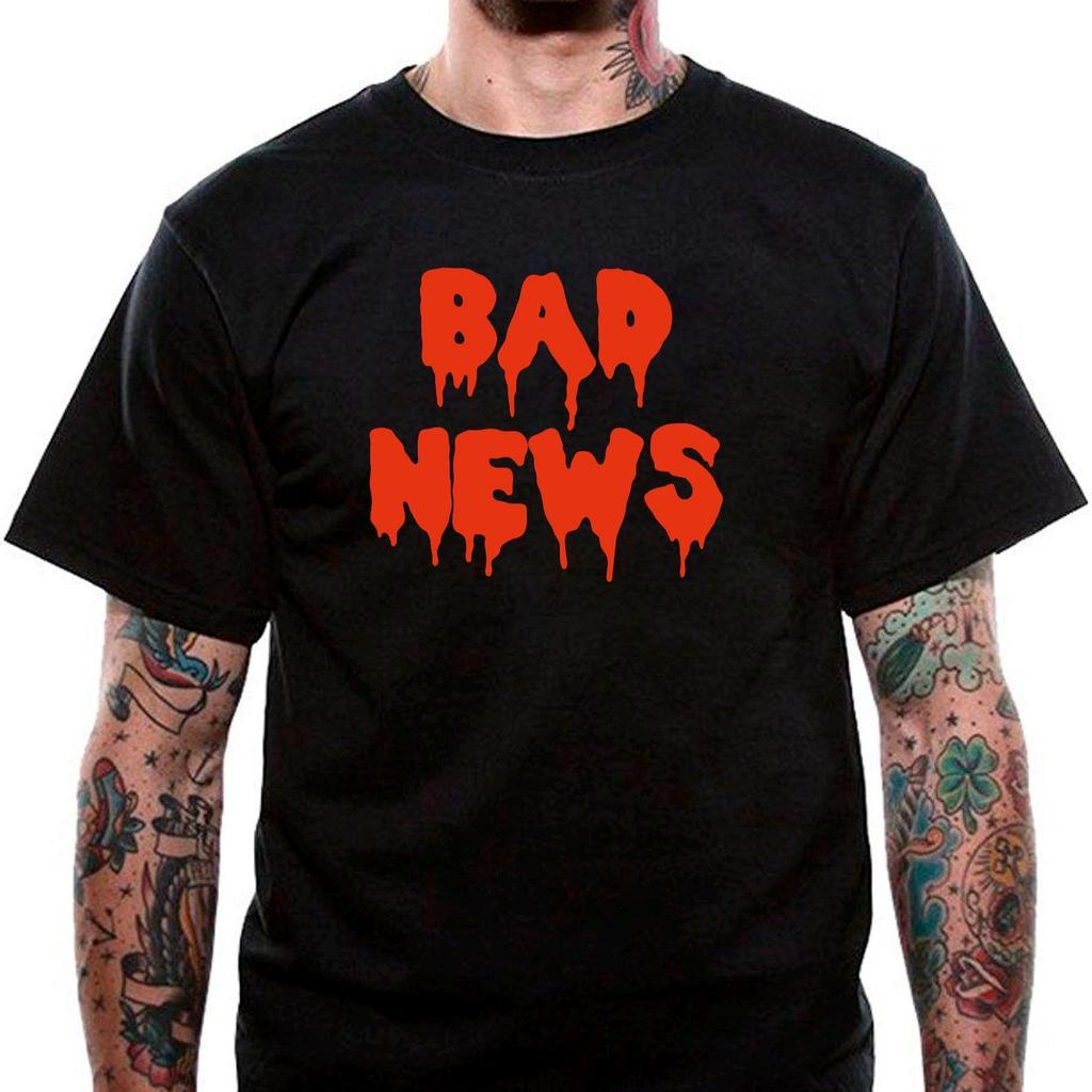Bad News T-Shirt Unisex Uneek T-Shirt The Comic Strip Presents Young Ones Heavy Metal T-Shirt