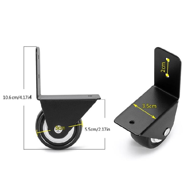 1 Pair Practical Wheel Replacements for Luggages Suitcases Easy Installation