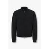 Men S Textured Wool blouSon Jacket Blue A516110001