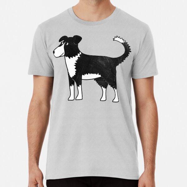 

Border Collie Sheepdog Premium T-Shirt S to 5XL Made in the AU/USA T-Shirt 3XL