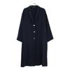 mizuiro ind Navy Wide Tailored Coat Chesterfield Coat coat F NavyUsed