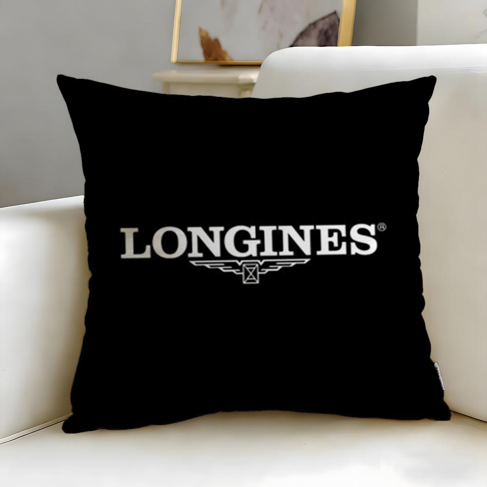 Classic Luxury Watch Brand Longines Cushion Cover Soft & Easy-Wash Pillow Case – Versatile for Couch, Bed, Travel and Office