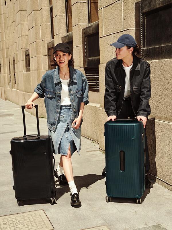 ITO Pistachio Series Striped Luggage