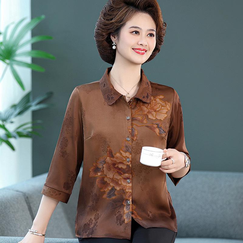 

Spring/Summer Collection: Women s Mulberry Silk Wide-Leg Tops 4XL (135-150 lbs) жовтий