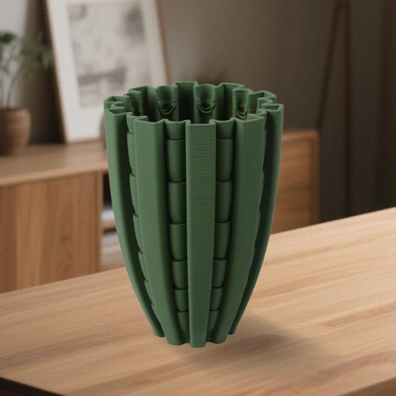 Ceramic Vase Unusual Shape Luxury Elegant Flower Vases Irregular Minimalist Plant Pot Home Desktop Ornaments Decorative Vase