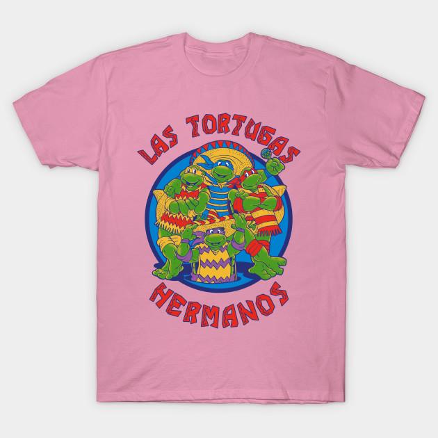 T Shirt Women Las Tortugas Hermanos Harajuku Print Kawaii Tshirt Summer Short Sleeve Female T-Shirt Top Tee