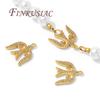 18K Gold Plated Necklace/Earrings Connector Fittings,Charms Connectors For Jewelry Findings,DIY Jewellery And Accessories