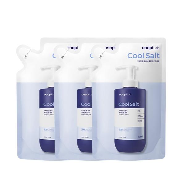 

[1+1+1] Scalp Wrap Cool Salt Scaling Shampoo 500g (Refill)