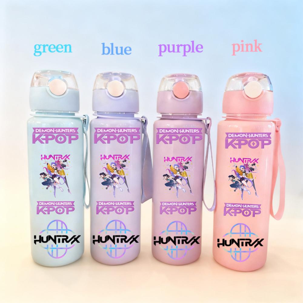 700ML KPOP Devil Hunter Stainless Steel Insulated Mug Anime Cartoon Style Portable Cup Fit designed for Students plus Children