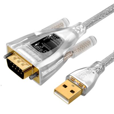 DTECH RS232 USB Serial Conversion RS232 To USB USB Male To DB9 FT231 Compatible with and Windows 7 Cable, 0.5m, 9-Pin Converter, Male, Built-in Chip,