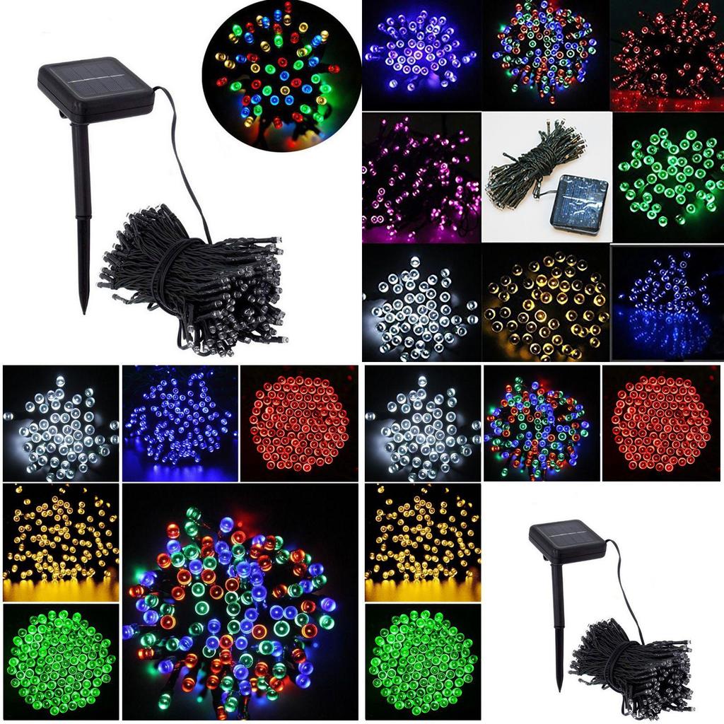 Radiant Solar Powered Led String Fairy Lights For Outdoor Christmas And Party Dcor