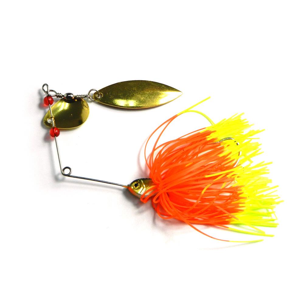 HENGJIA Fishing Lure 15g Metal Spinnerbait with Noise Maker