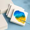 Square/Round Watercolor Paper 300g 25 Sheets Professional Water Color Drawing Paper Postcard for Painting Art School Supplies