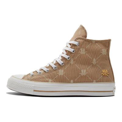 Chuck Taylor All Star 1970er Bequeme Trendige High-Top Canvas Schuhe Unisex Sneaker Braun A05274C