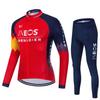 Fleece Thermal Sportswear, Bicycle Road Bike, Long-sleeved Overalls, Trousers, Cycling Equipment 2026 Winter Fleece Thermal Cycling Suit