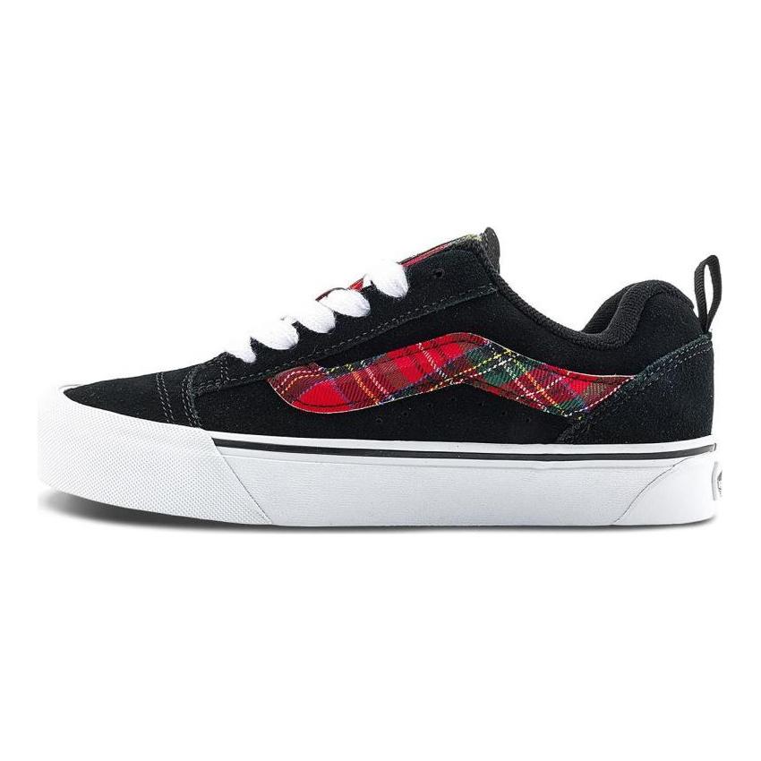 Vans Knu Skool 'Rave Plaid Black' Vans VN0009QC3M5