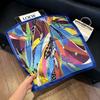 New old money wind chain neck scarf women's commuting versatile soft silk scarf neck protection shawl outer scarf