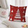 Home Christmas Double sided Printed Pillow Snowy Day Christmas Double sided Christmas Gift Pillowcase Cute Cushion Waist Pillow