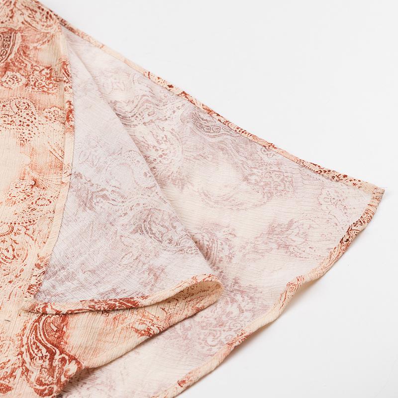 2024 Women's Retro Jacquard Spaghetti Strap Slimming Dress