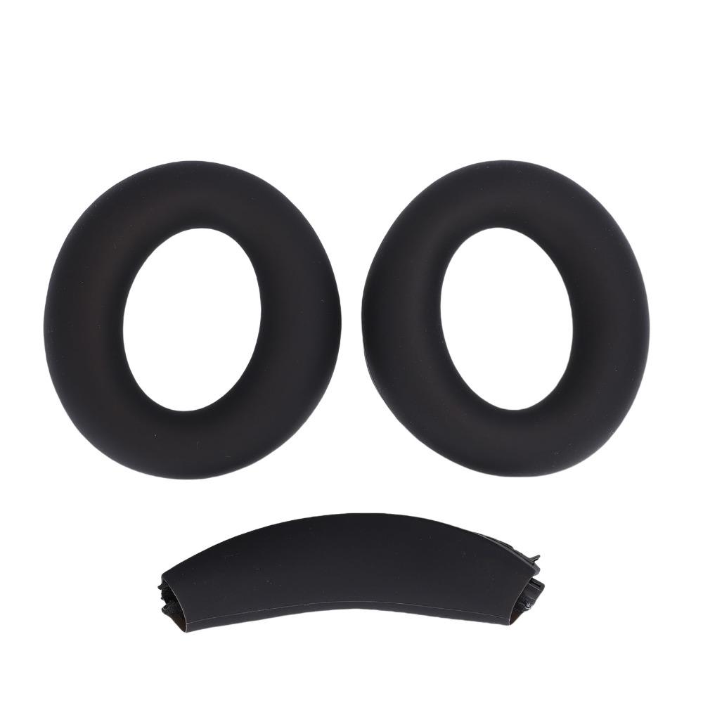 Silicone Ear Pads Cushions + Headband for Soundcore By Anker Space Q45 Q35 Q30 Headphone Repair