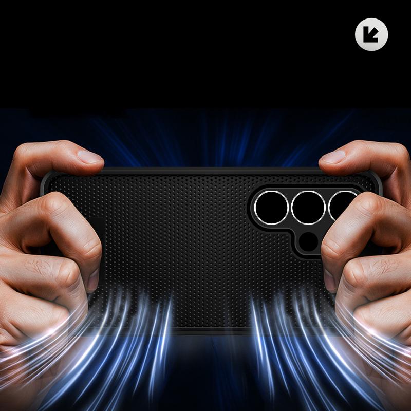 Capa de Celular Dissipadora de Calor Kevlar Fibra de Carbono Cor Sólida Fosca de Luxo Para Samsung S25 Ultra S23 S24 Ultra Plus Capa Protetora