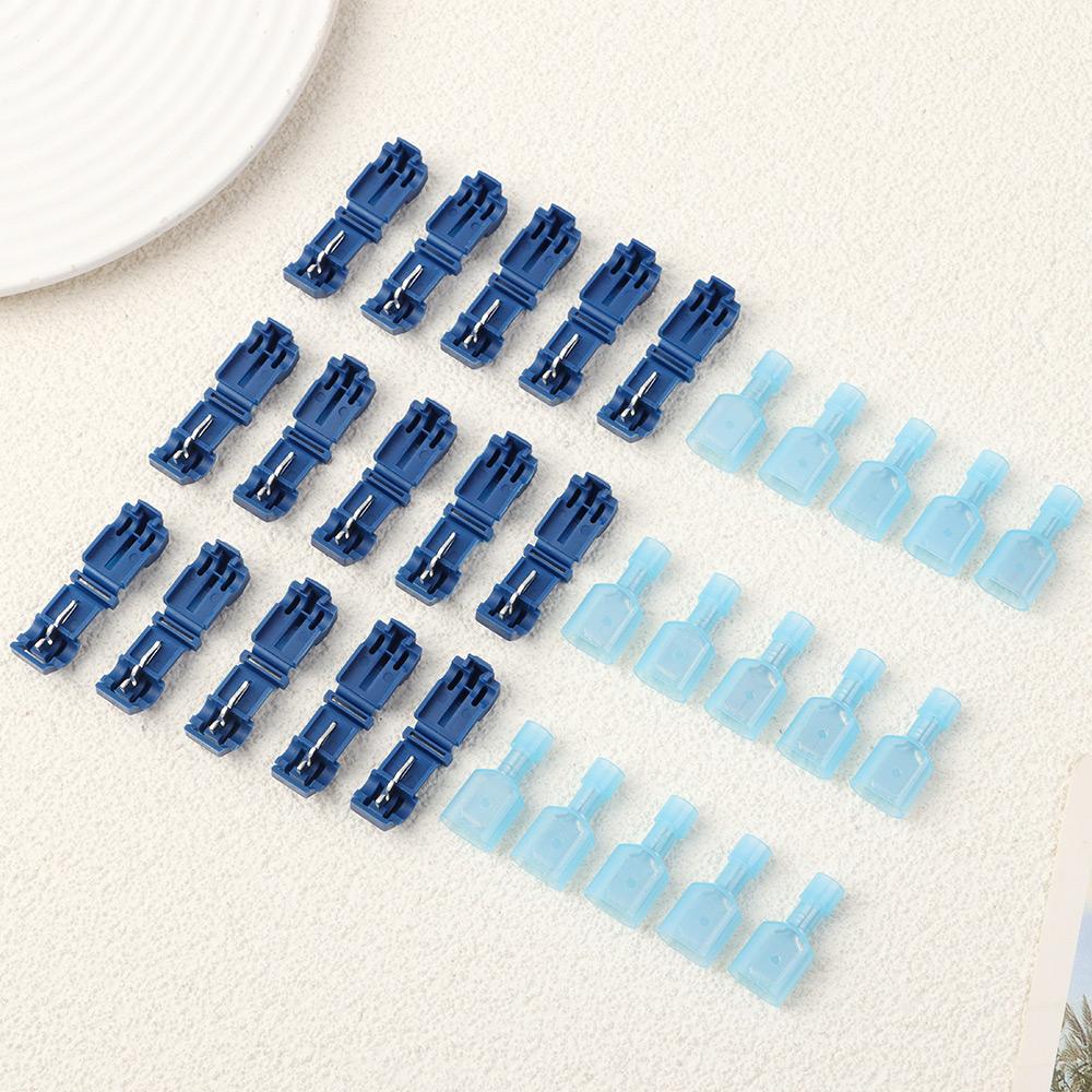 

Pairs Tool T-Tap Type Electric Lines Cable Snap Splice Crimp Electrical Connectors Wire Terminals 15 pairs
