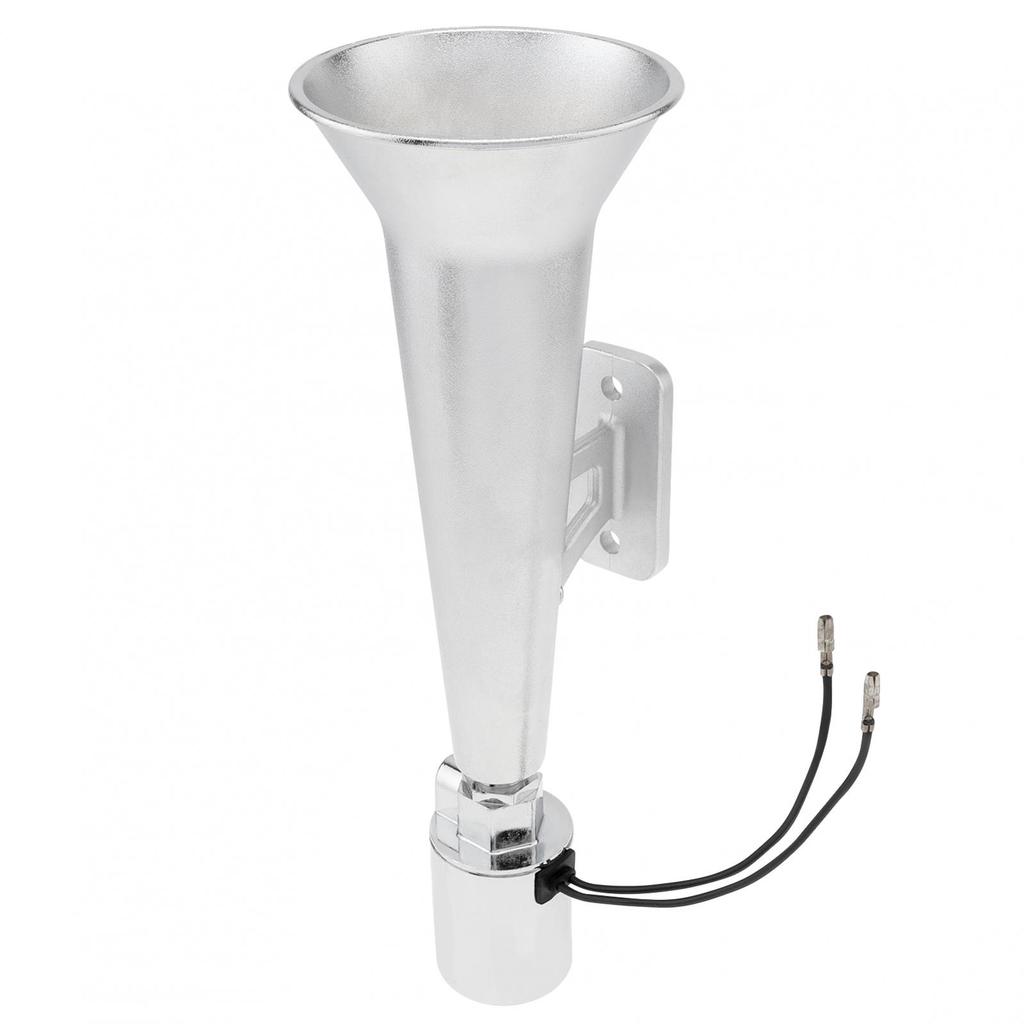 180dB Super Loud Zinc Alloy 12 / 24V Single Tube Air Horn for Trucks Buses Boat Trains Etc, Wear-resistant Whistle Horn