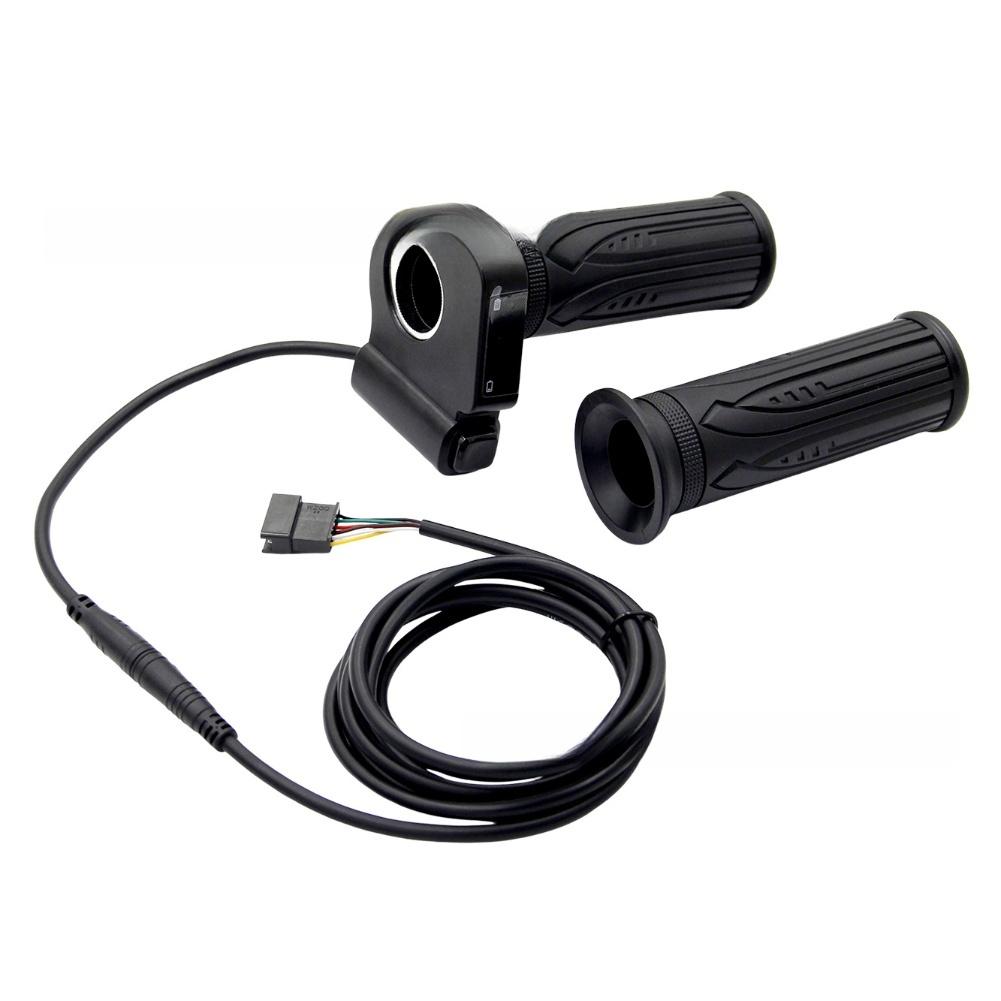 Electric throttle 48V 6pin DY16 for Jetson Haze folding bike with LCD display and smooth cruise control feature