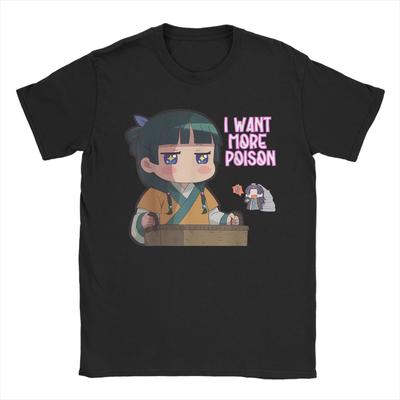 The Apothecary Diaries Mao Mao T-Shirt for Men Cute Anime Girl Funny Humor Cotton Tee Shirt Short Sleeve T Shirts Gift Idea Tops