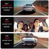 3 Channel Dash Cam 1080P Video Recorder Three Lens Car Camera with Rear View DVR 24H Parking Monitor Black Box