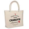 Beach Bag - PLANETEE - Insulated Charlotte's Love Bazaar - Cotton - Large Capacity - Printed In France