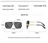 2026 Retro Double Bridge Square Pilot Sunglasses - European & American Fashion Street Style