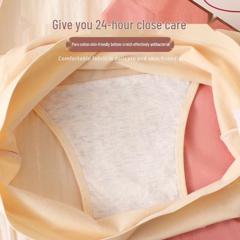 Yalu Women's Cotton Antibacterial Mid-Rise Briefs