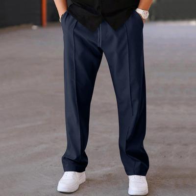 Pantalones de Hombre, Pantalones Casuales Deportivos de Pierna Recta Holgada