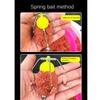 Carbon Steel Line Group Feeder Sinker Four Hook Fishing Spring Bait Cage Fishing Bait Cage  Sea