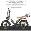 Pro New-DP-2033 Elektrické kolo, Dva motory, Dvě baterie, Dvě hydraulické brzdy, EBike, 20*4.0 Plně odpružené, 48V, 30Ah, 2000W
