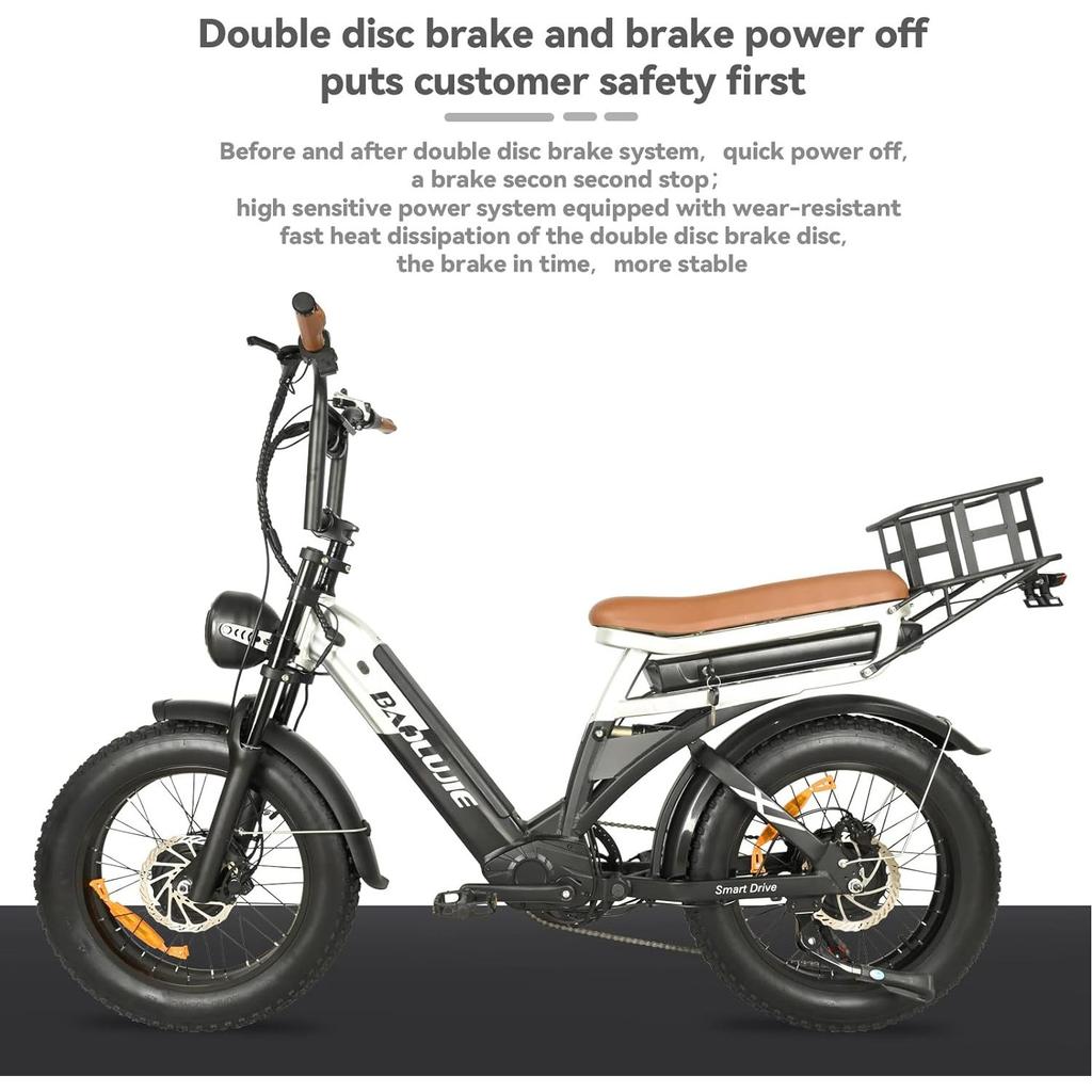 Pro New-DP-2033 Elektrické kolo, Dva motory, Dvě baterie, Dvě hydraulické brzdy, EBike, 20*4.0 Plně odpružené, 48V, 30Ah, 2000W