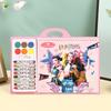 K-Pop Demon Hunters 3D Coloring Book Kit: Crayons & Watercolor Palette Included, Innovative Art Activity Kit Children-Friendly