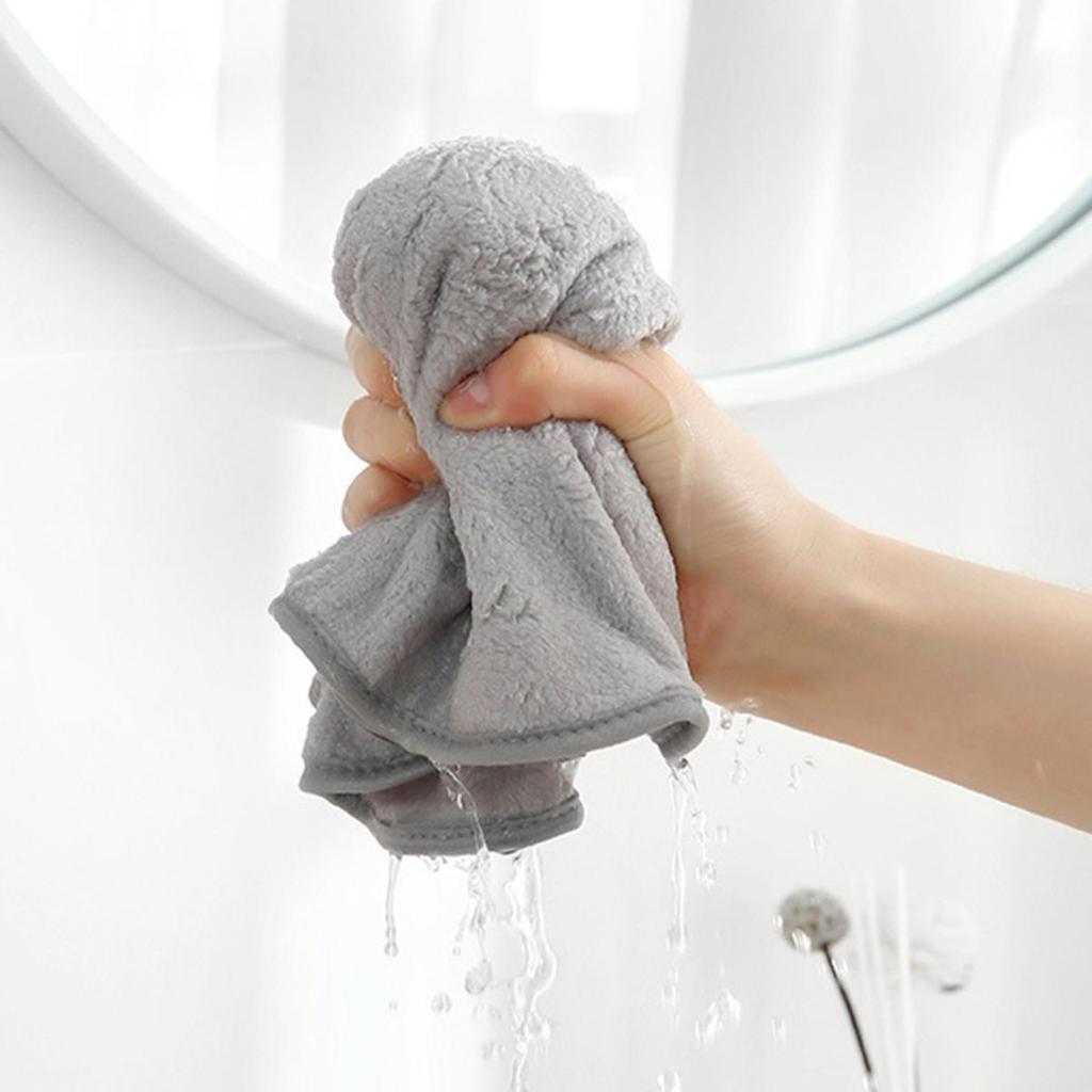 Kids Hand Towel Cartoon Animal Bathroom Hand Towel Kids Bathroom Towels Water Absorbent Hangings Hand Towels Fast Drying Towel