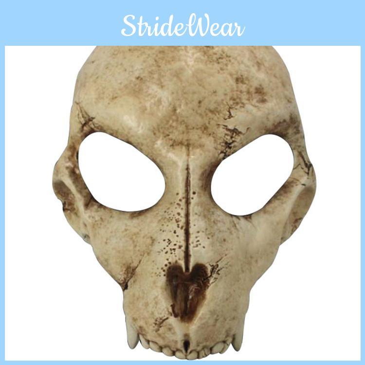 Skull Wolf Mask Horror Prop With Resin Construction For Cosplay And Themed Celebrations