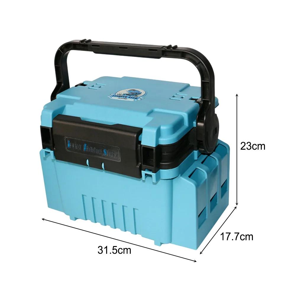 Thicken Fishing Tackle Box Large Capacity Portable Fishing Lures Hook Box Fishing Hook Stop Beads Storage Box Fishing Accessorie