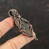 Chiastolite Gemstone Pendant Copper Wire Wrapped Jewelry Handmade Women Pendant Chiastolite Jewelry Gift For Mom Copper Wire Wrapped Pendant