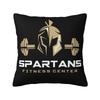 Luxury Sparta Spirit Spartan Skull Sofa Cushion Cover Velvet Throw Pillow Case for Living Room