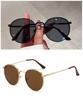 Retro OVAL Ocean Sunglasses UV Resistant Fashionable Trendy Ins Unisex Sunglasses