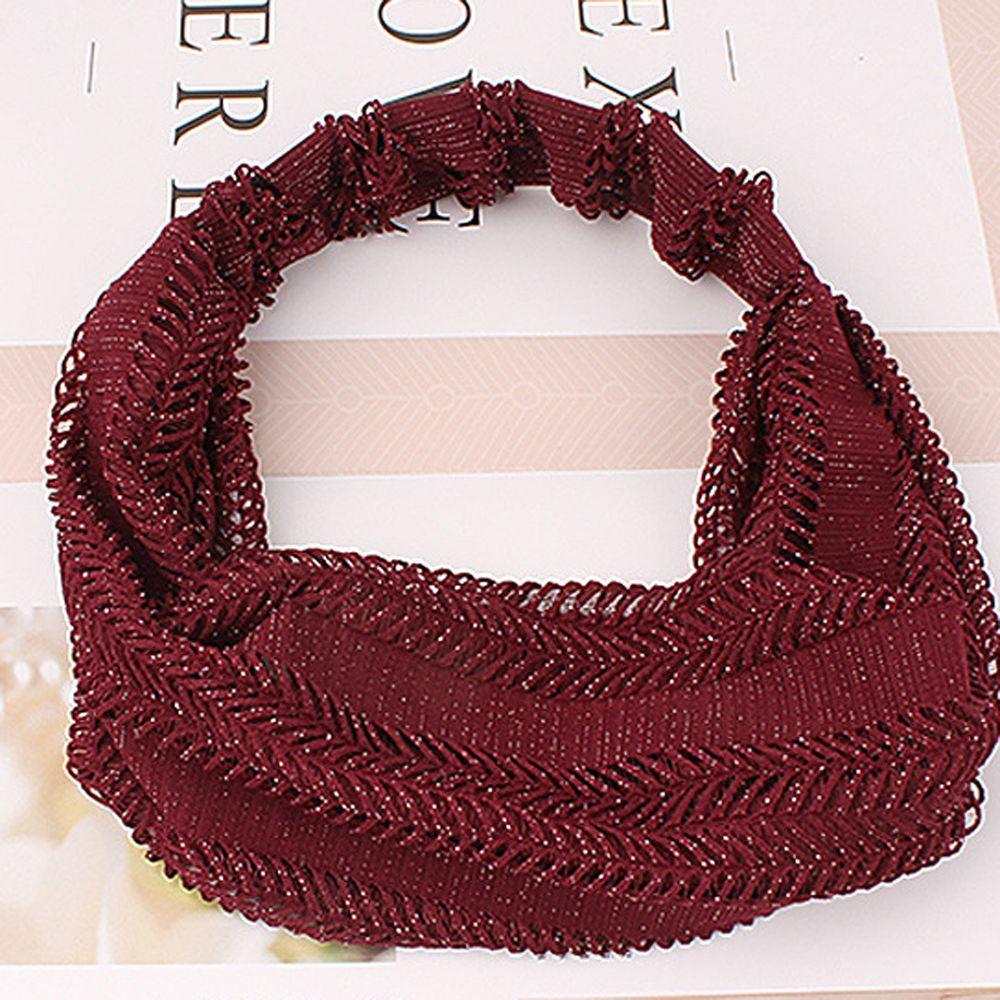 Summer Headwear Solid Color Female Hair Hoop Wide Edge Headband Headdress Korean Style Hair Band