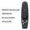 Infrared Television TV Remote Control Replacement for Smart TV Remote for MR20GA