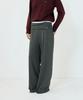 Howaseu Shirring Folding Pants (Charcoal)