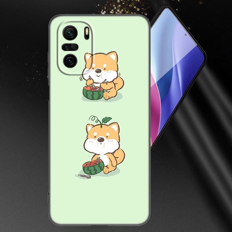 Cute Corgi Dog Phone Case For Xiaomi Mi POCO X3 NFC GT M4 M3 12 11T 10T Pro A3 11 Lite NE 5G 12X 11i F3 Soft TPU Black Cover